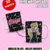 Plantillas Tazas Barbie