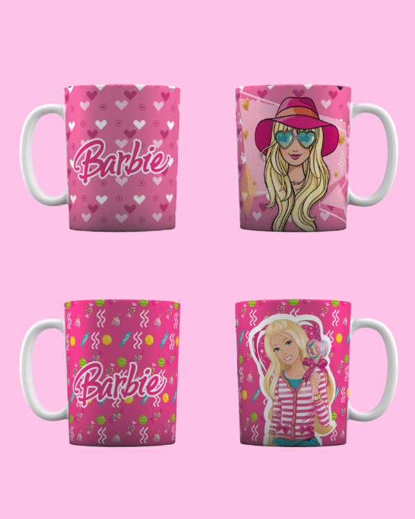 Plantillas Tazas Barbie