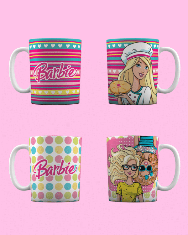 Plantillas Tazas Barbie