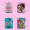 Plantillas Tazas Barbie