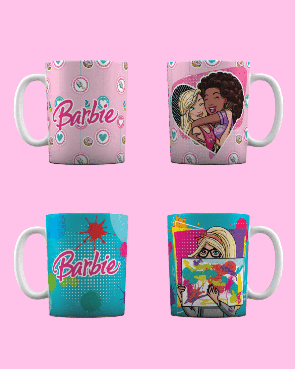 Plantillas Tazas Barbie