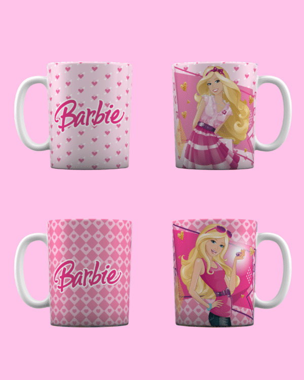 Plantillas Tazas Barbie