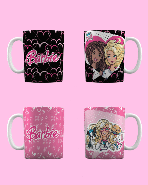 Plantillas Tazas Barbie