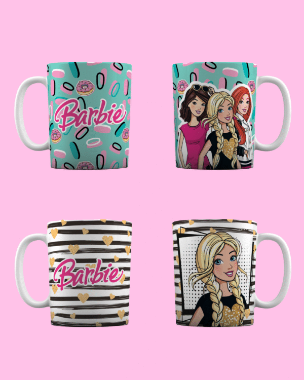 Plantillas Tazas Barbie