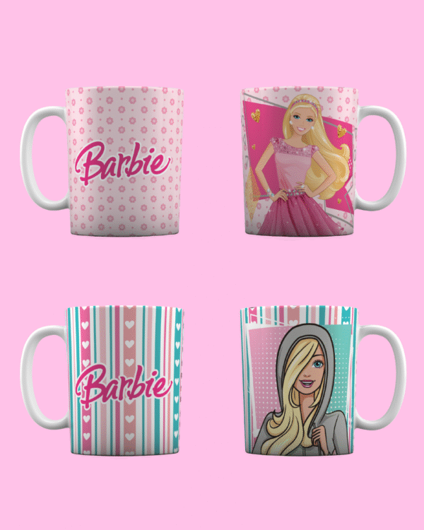 Plantillas Tazas Barbie
