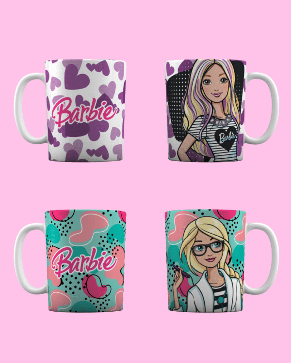 Plantillas Tazas Barbie