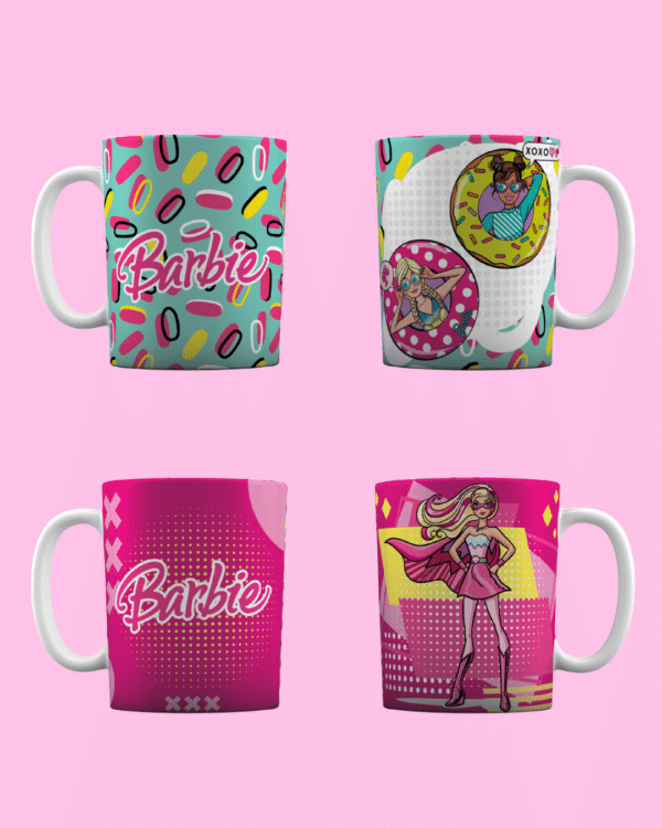 Plantillas Tazas Barbie