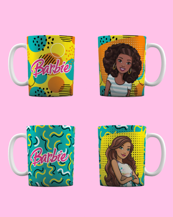 Plantillas Tazas Barbie