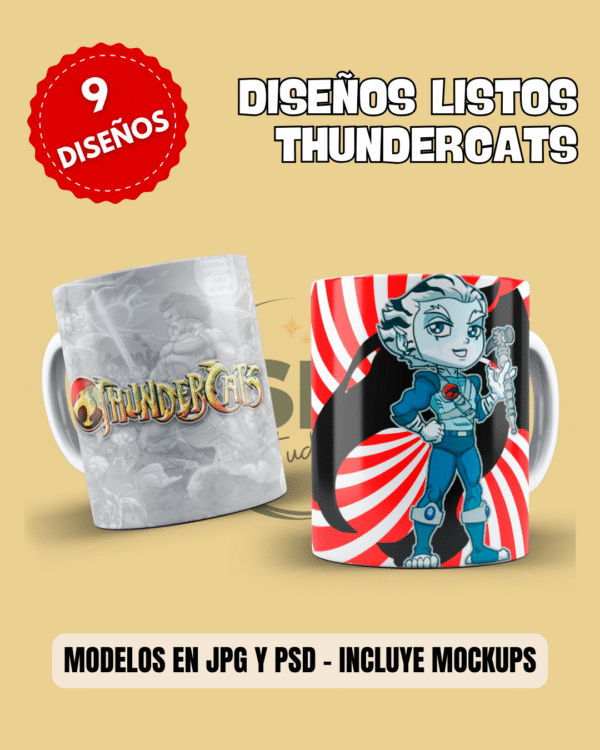 Plantillas Tazas Thundercats