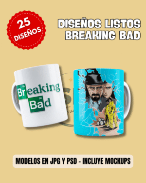 Plantillas Tazas Breaking Bad