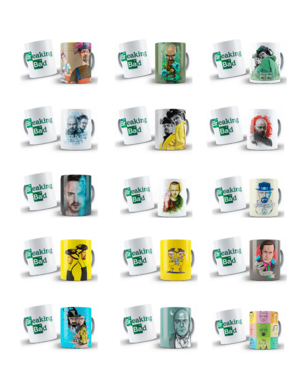 Plantillas Tazas Breaking Bad