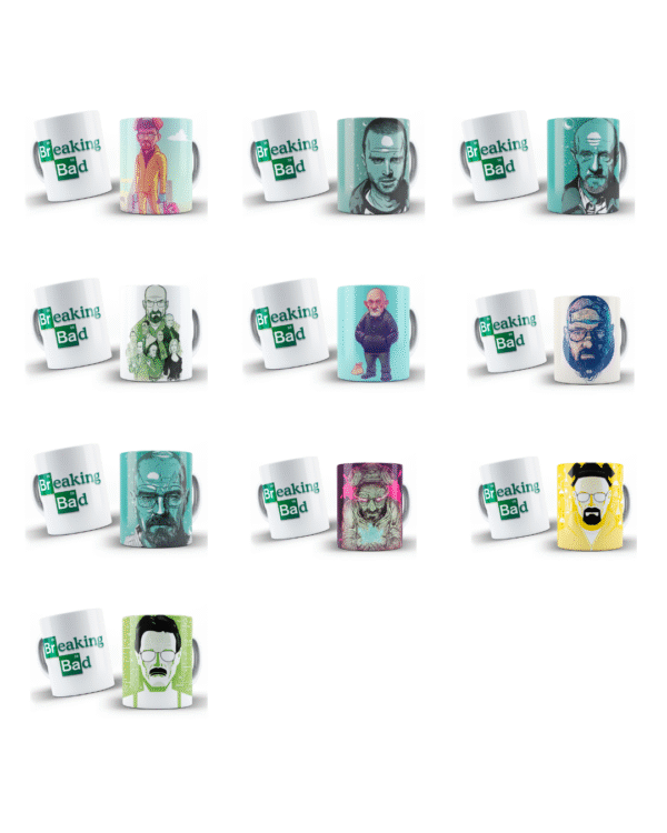 Plantillas Tazas Breaking Bad