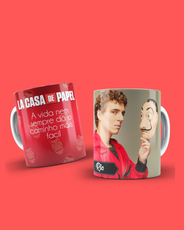 Plantillas Tazas La Casa de Papel Vol. 1