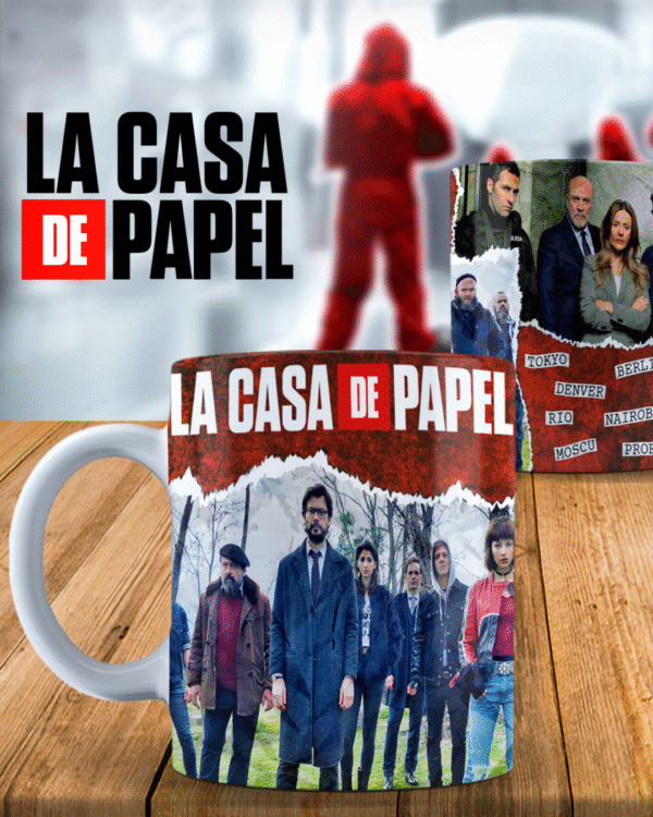Plantillas Tazas La Casa de Papel Vol. 2
