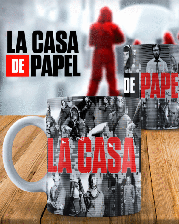 Plantillas Tazas La Casa de Papel Vol. 2