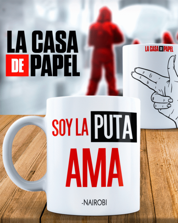 Plantillas Tazas La Casa de Papel Vol. 2