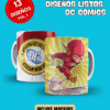 Plantillas Tazas Personajes DC Comics