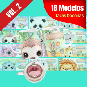 Plantillas Tazas Boconas Vol. 2